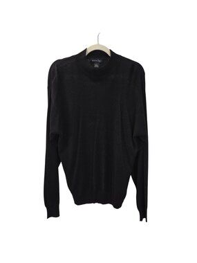 Anthology 100% Silk Mock Neck Sweater Size Large